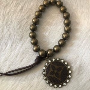 Up-cycled LV bracelets